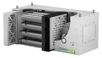 CleanLeaf CL2500D-CCPHE All-Inclusive grow room air cleaner.