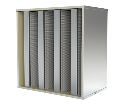 25x15x20" 99.99% DOP V-Bank Medical Grade HEPA Filter (Priced Each / Sold Individually)